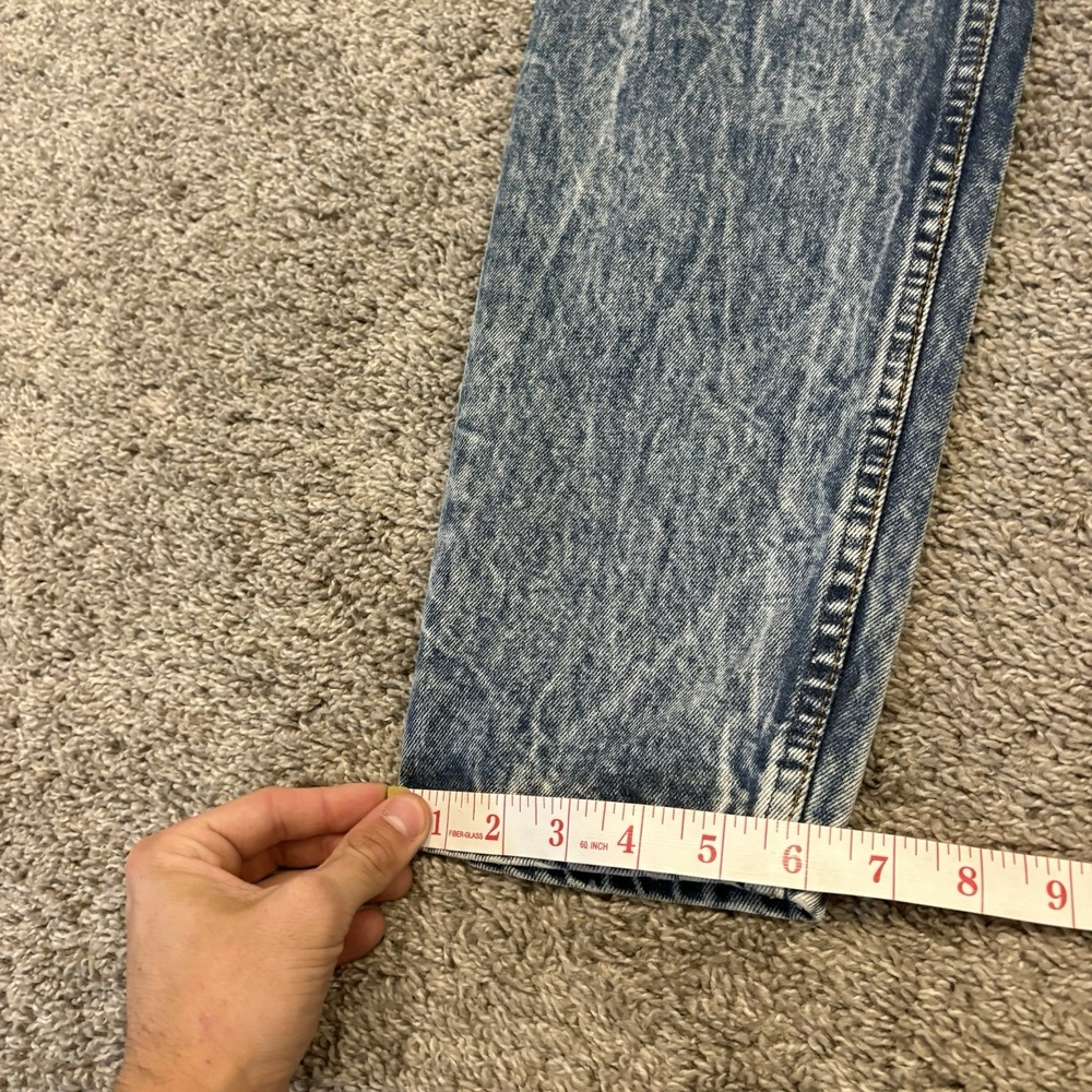 Vintage Levi's 550 Jeans USA Acid Wash Orange Tab 28x32 Made In USA 80's 90's - Picture 5 of 14